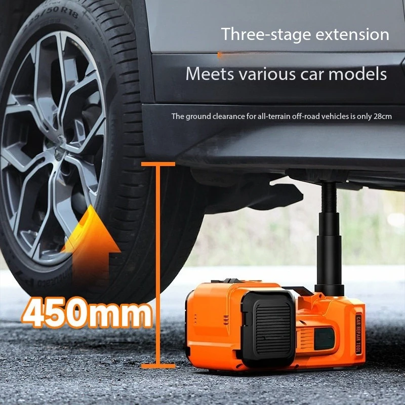 Household car 12v multi-function electric hydraulic jack air pump tire change wrench