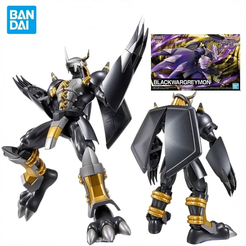 

In Stock Bandai Original Anime Digimon Adventure BlackWarGreymon TV FRS Assembly Model Anime Action Figure Model PVC Toys Gifts