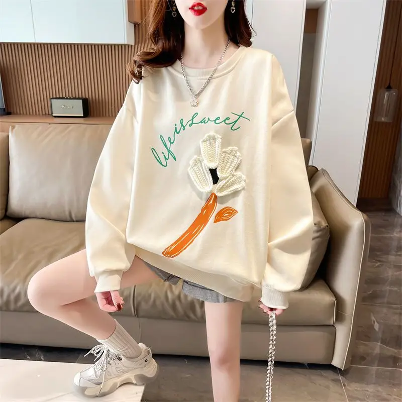 女性のためのゆったりとした痩身パーカー,トレンディなデザイン,大きなサイズ,インターネットの有名人,気質,韓国語版,新しい