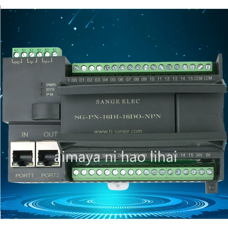 Module IO à distance intégré Profinet, alternatives de relais numérique, 16 canaux, 32 canaux