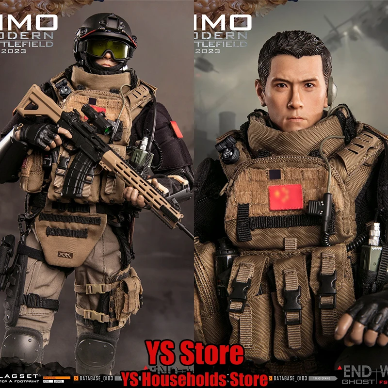 FLAGSET FS-73049 1/6 Collectible Military Man Action Figure Modern Battlefield END WAR ZIMO COD Ghost Team 12