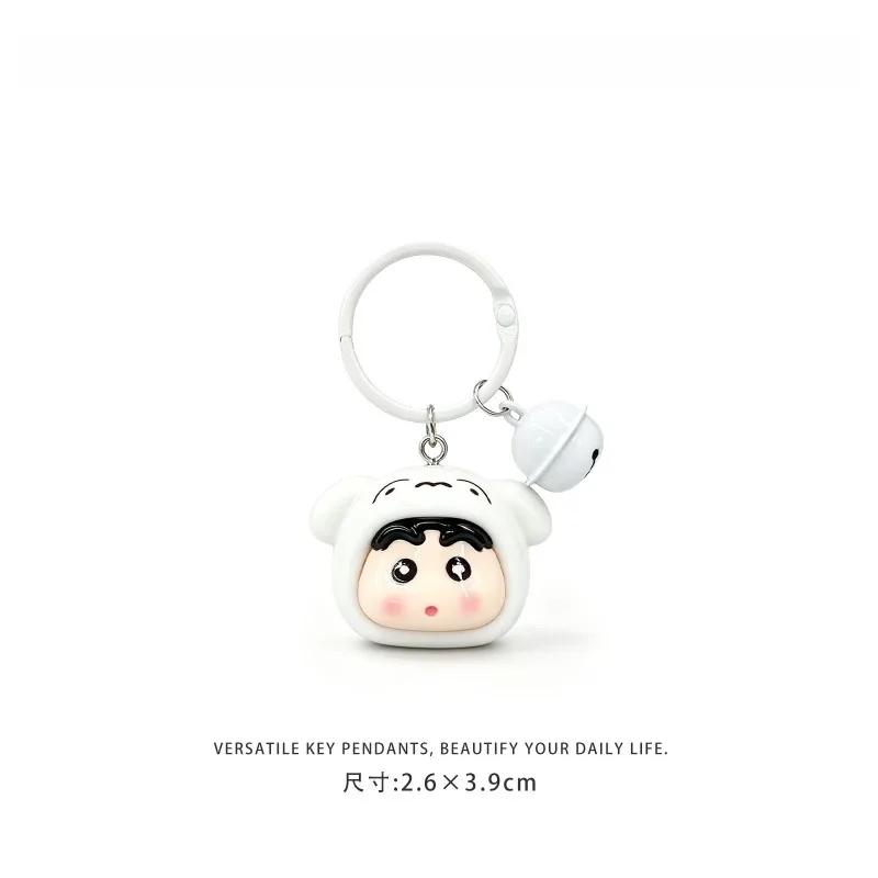 Neuer Crayon Shin-chan Nohara Shiro Boochan Schlüsselanhänger mit hohem Farbwert, kreativer Cartoon-Stil, niedliche Tasche, exquisites dekoratives Geschenk – Detail 2