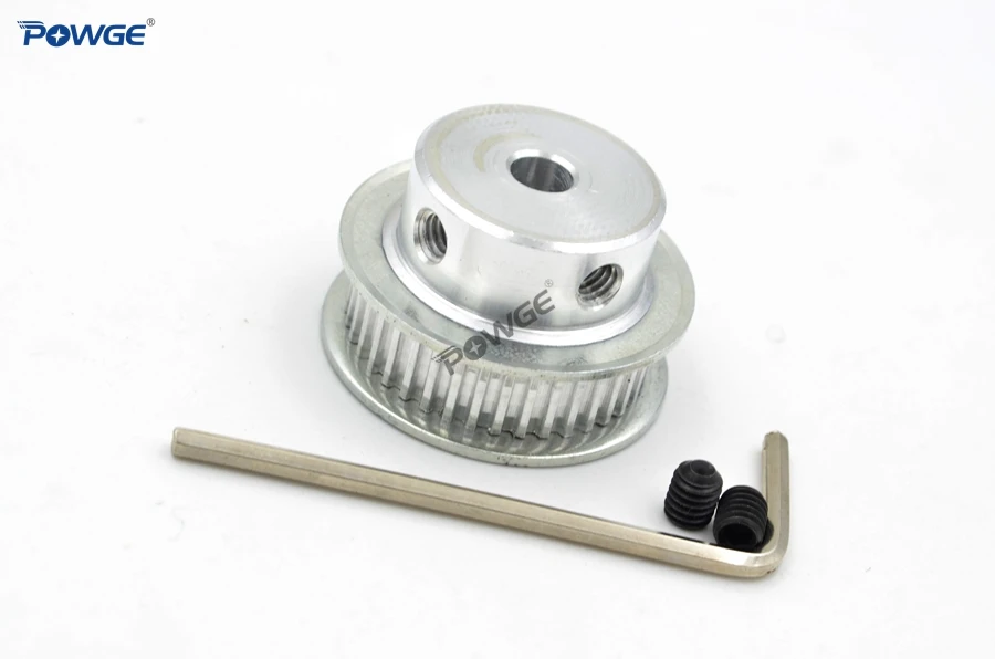 POWGE Inch 36 Teeth MXL Timing pulley Bore 5/6/6.35/7/8/10/12mm for width 6mm 10mm MXL synchronous Belt Gear wheel 36teeth 36T