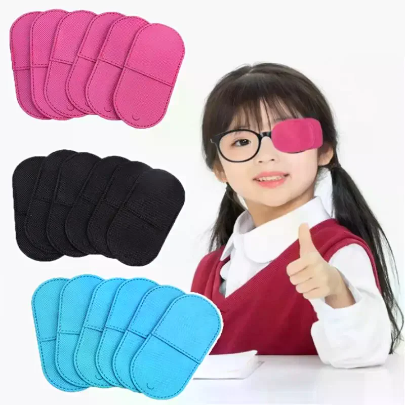 6Pcs Eye Patches for Kids Amblyopia Strabismus Treatment Vision Care Eyeglasses Patches Eyeshade for Boy And Girl Eye Pad