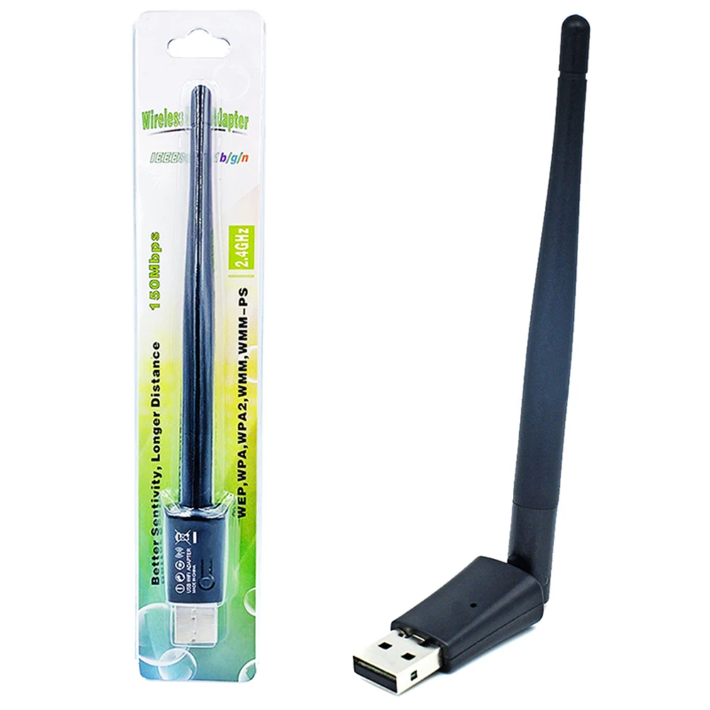 USB Wifi Adpater Wireless Receiver Transmitter Antenna Net Card 150Mbps Wi-Fi Emitter For PC Desktop Computer 2.4G Network Card