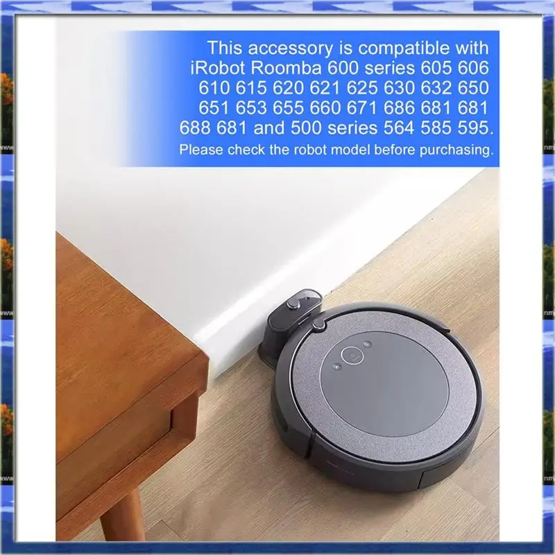 مجموعة ملحقات الفلتر والفرشاة من البلاستيك الأسود والأزرق لسلسلة Irobot Roomba 600 605 606 و500 Series 564 585 595 #2