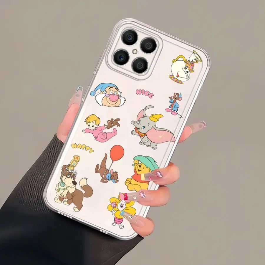 حافظة لهاتف Honor X8 X7b 90 Lite X9b X9a X8a X8b من Disney Animals