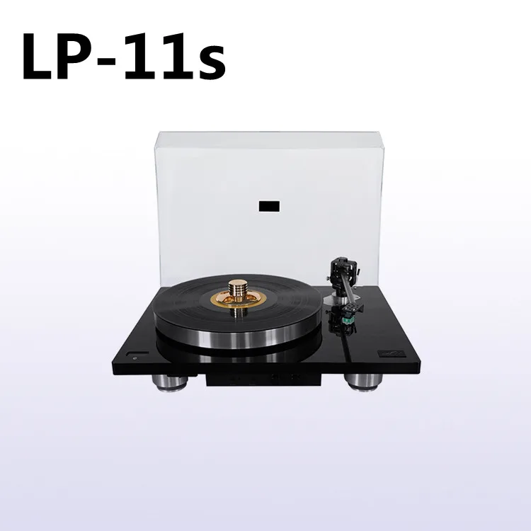 

New LP-11s vinyl record player, with tonearm cartridge, phono disc suppression governor