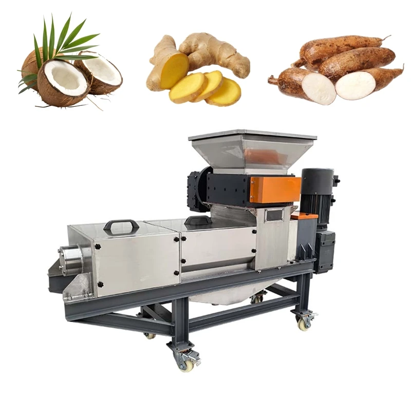 Hydraulic Heavy Duty Cold Press Squeezer Dewatering Machine Cassava Food Turmeric Ginger Fruit Juicer Juice Extractor Automatic