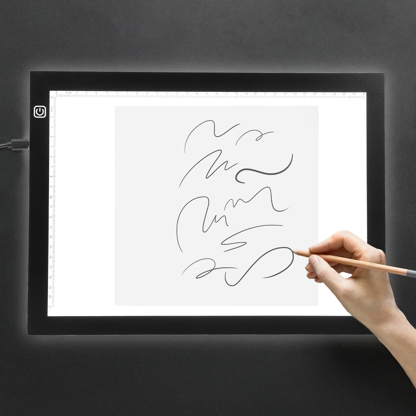

LED Drawing Tracing Board Professional Light Table Painting Accessory Portable USB Charging Precise Positioning Wide Application