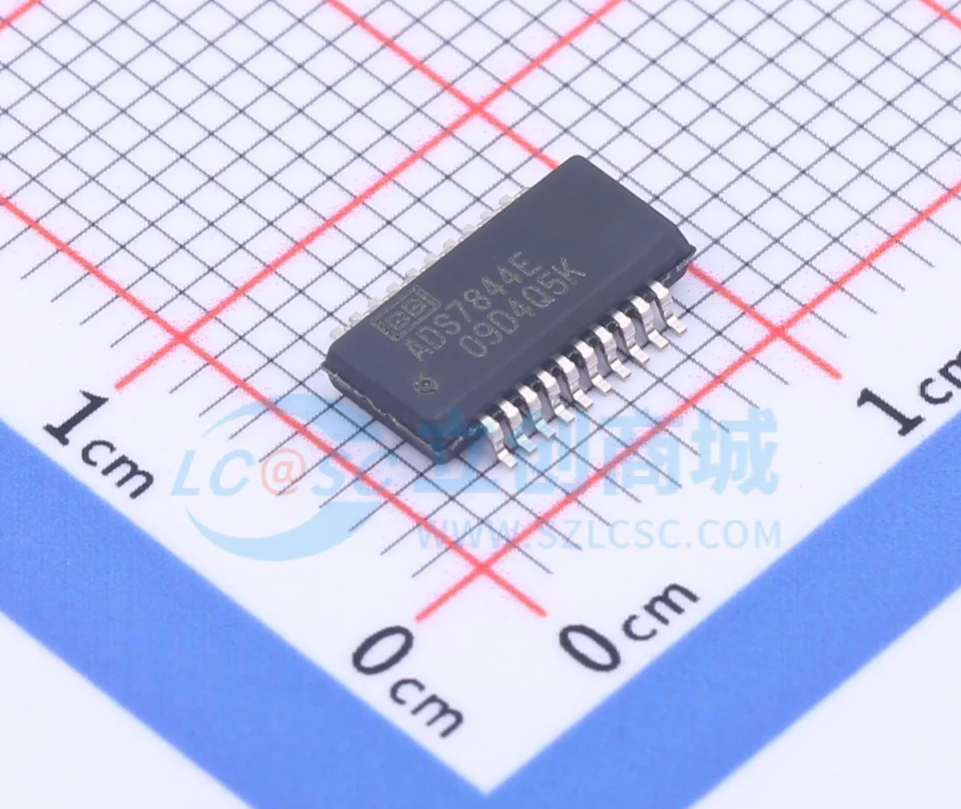 5pcs  ADS7844E/2K5 Brand: TI (Texas Instruments) Package: SSOP-20-150mil Brand new imported original authentic products