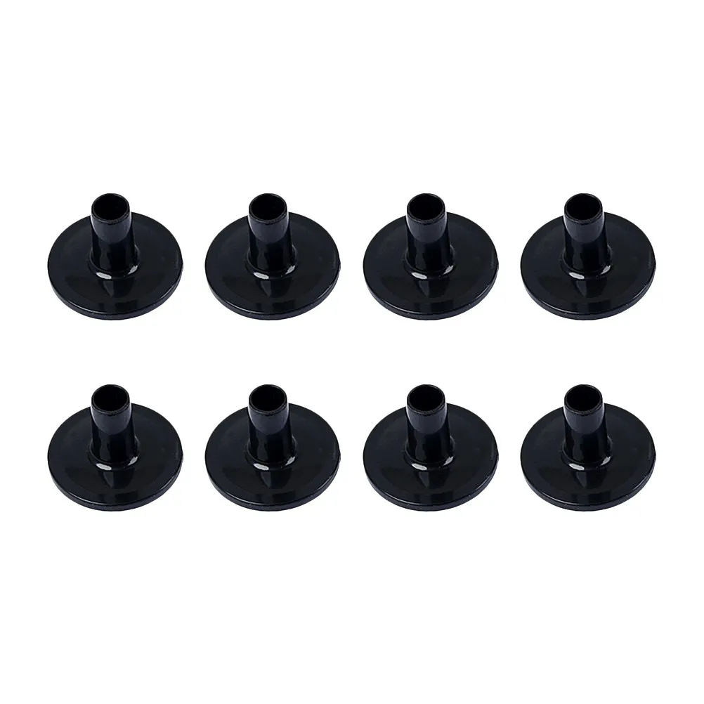 8Pcs Black Cymbal Stand Sleeve Plastic Drum Accessories Replacement Parts for Cymbal Hi-Hat Positioning Drum Set Repair