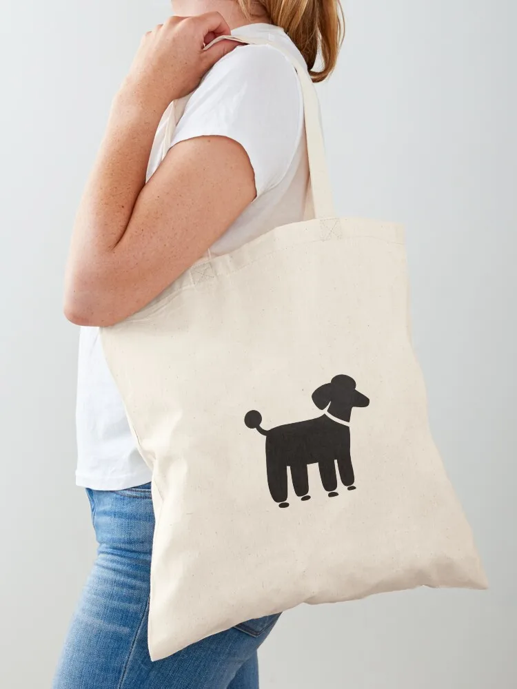 

Black Poodle(s) Tote Bag personalized tote bag shopping bags foldable shoping bag tote university
