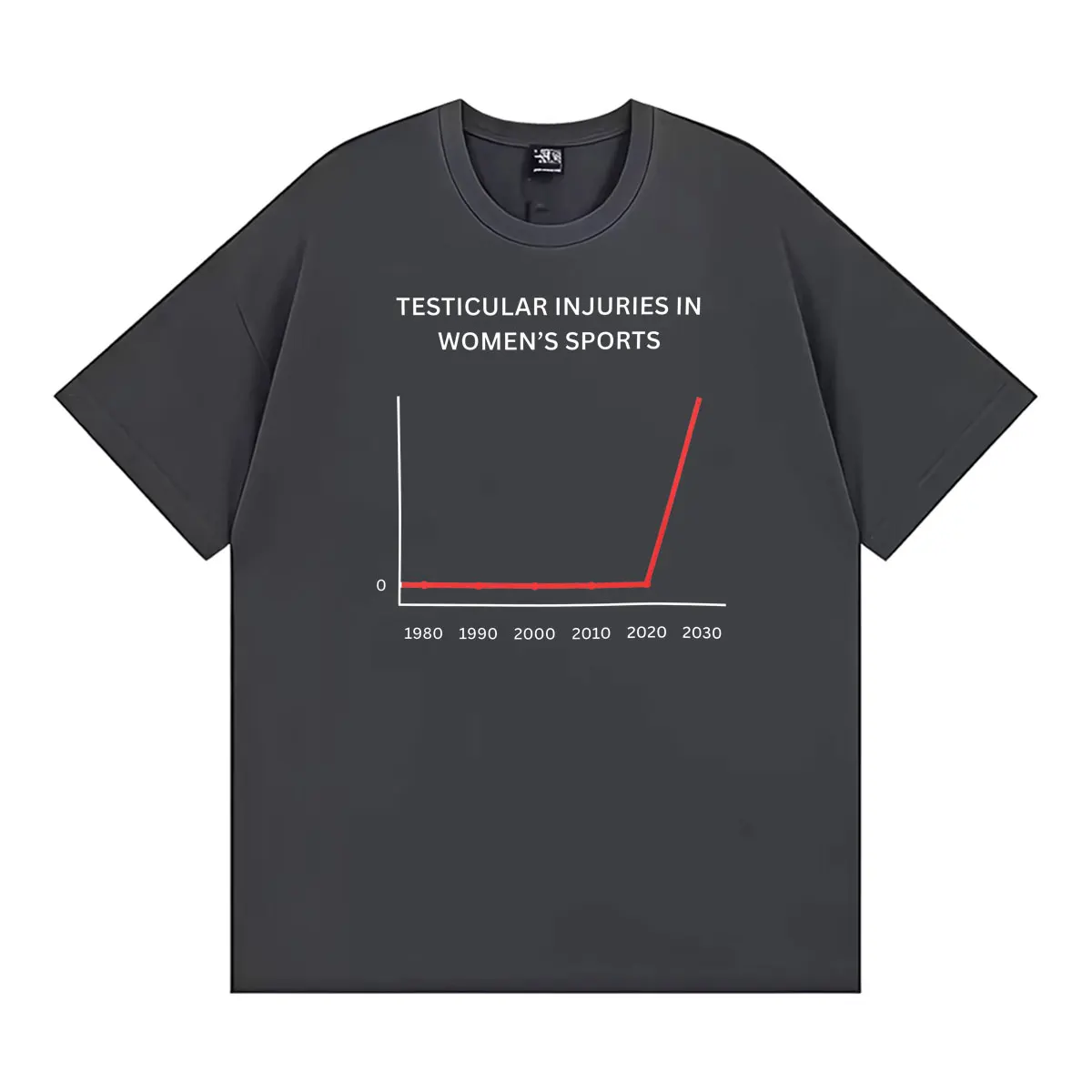 Funny Testicular Injuries in Women's Sports Humor Tee Shirt Men Women Vintage Summer T Shirts Casual Cotton Short Sleeve T-shirt