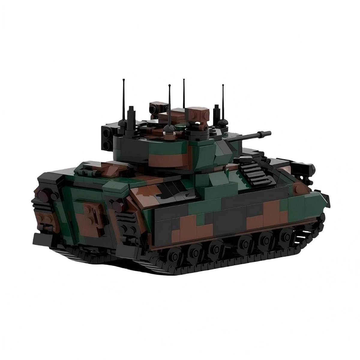 MOC Serie Militare Tracked Veicolo Da Ricognizione Blindato Building Blocks Set M3A3 Bradley Modello di Carro Armato Giocattoli del Ragazzo Regalo Di Compleanno