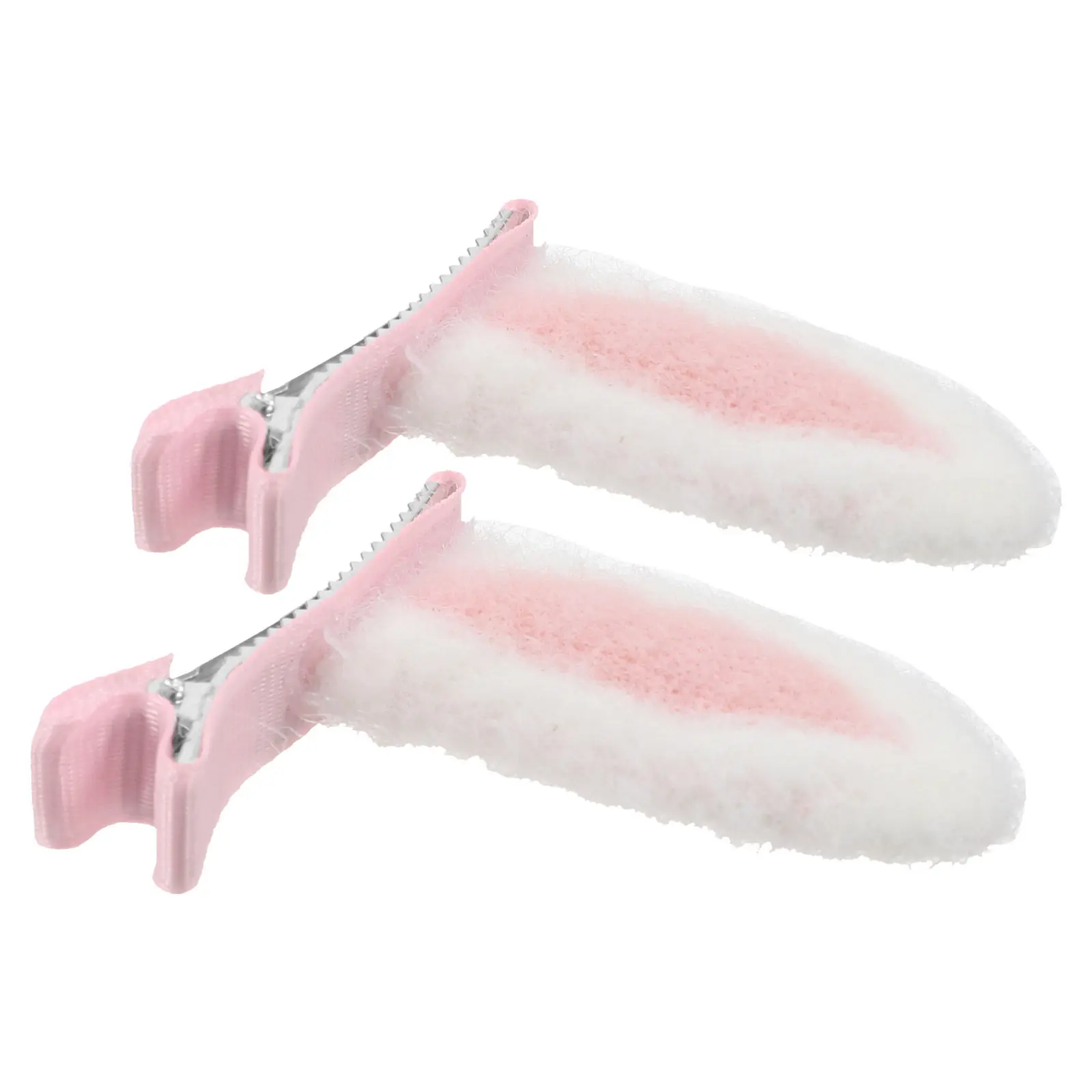 

1Pair Easter Bunny Ear Hair Clips for Toddlers Girls Cute Soft Lightweight Rabbit Ear Hairpins Spring Party Easter Hair