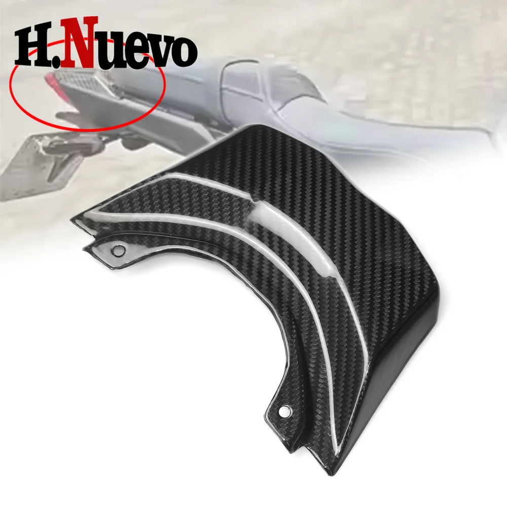 

Compatible with Yamaha MT10 2022 2023 2024 25 Motorcycle Tail Light Cover Fairing Seat Unit Cover Real Carbon Fiber Accessories