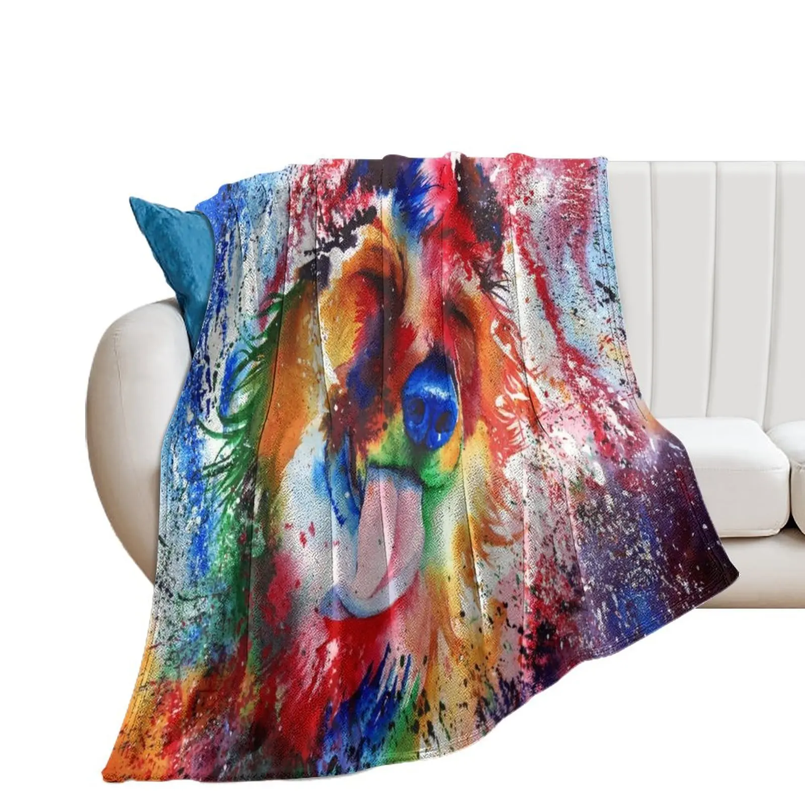 Shake, Rattle and Roll Throw Blanket Fashion Sofas Single Blankets