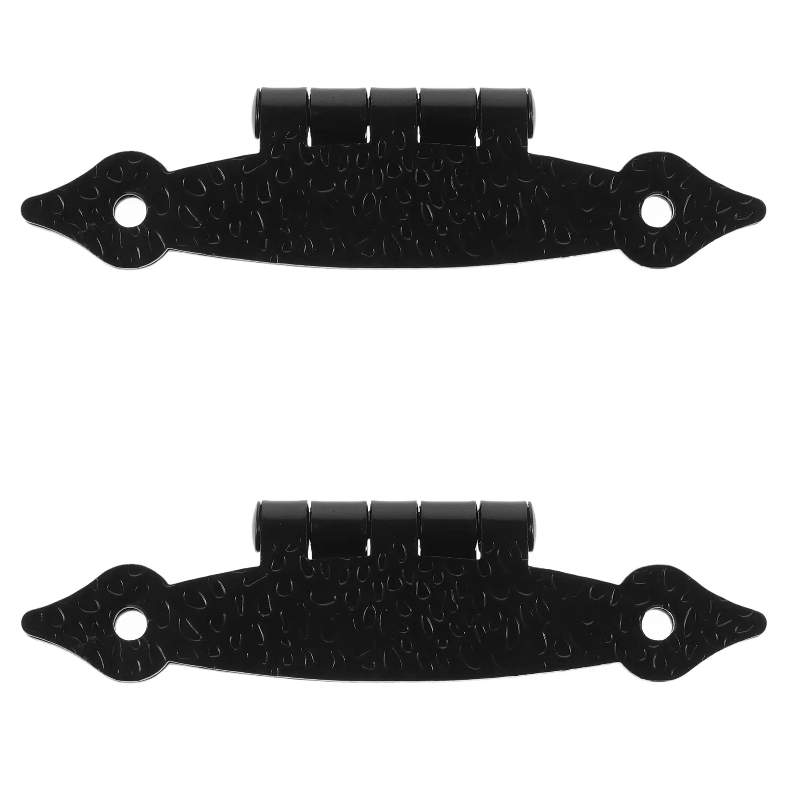 2Pcs H Shape Steel Door Hinges Small Metal Cabinet Door Replacement Hinges for Bathroom Basement Laundry Room Use