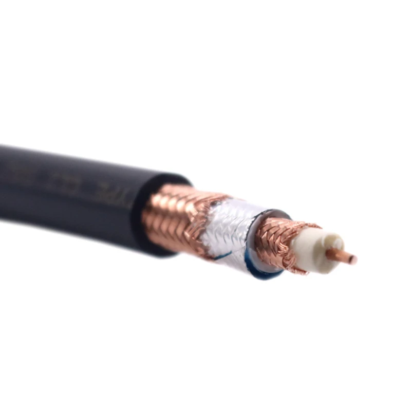 HiFi Audio Type CL2 Digital Coaxial Cable Single Crystal Copper Double Shield DIY Bulk Wire 14AWG