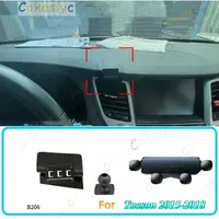 For Hyundai Tucson 2015-2018 Car Phone Holder Gravity Stand Mount Support Horizontal GPS Mobile Bracket Accessories With Base