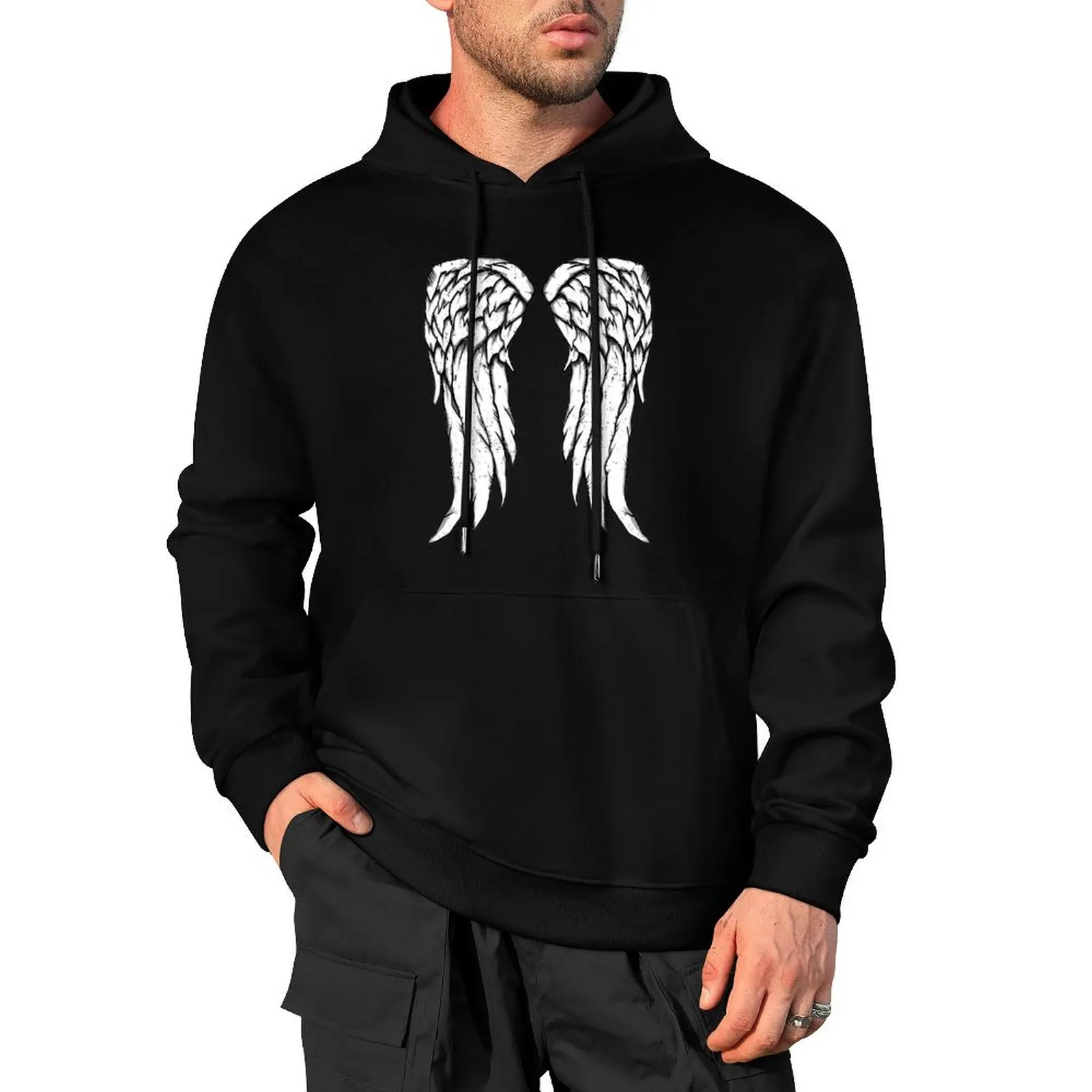 

Daryl Dixon Wings - Zombie Pullover Hoodie fashion men graphic t shirts men autumn clothes men's autumn clothes new in hoodies