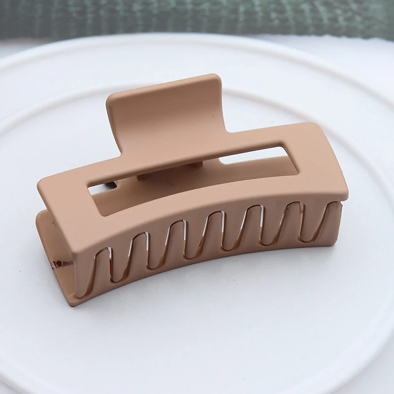 Koreaanse Vrouwen Meisjes Plastic Haar Klauwen Haarspeldjes Hoofddeksels Grote Maat Haarspeld Krab Barrette Mode Ornament Haaraccessoires