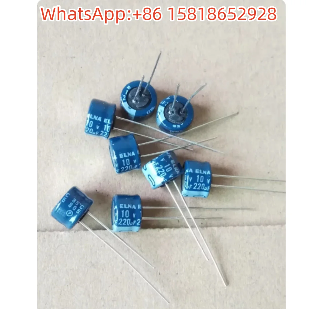 20pcs 10V220UF 8X5mm Japanese Import Audio Electrolytic Capacitors