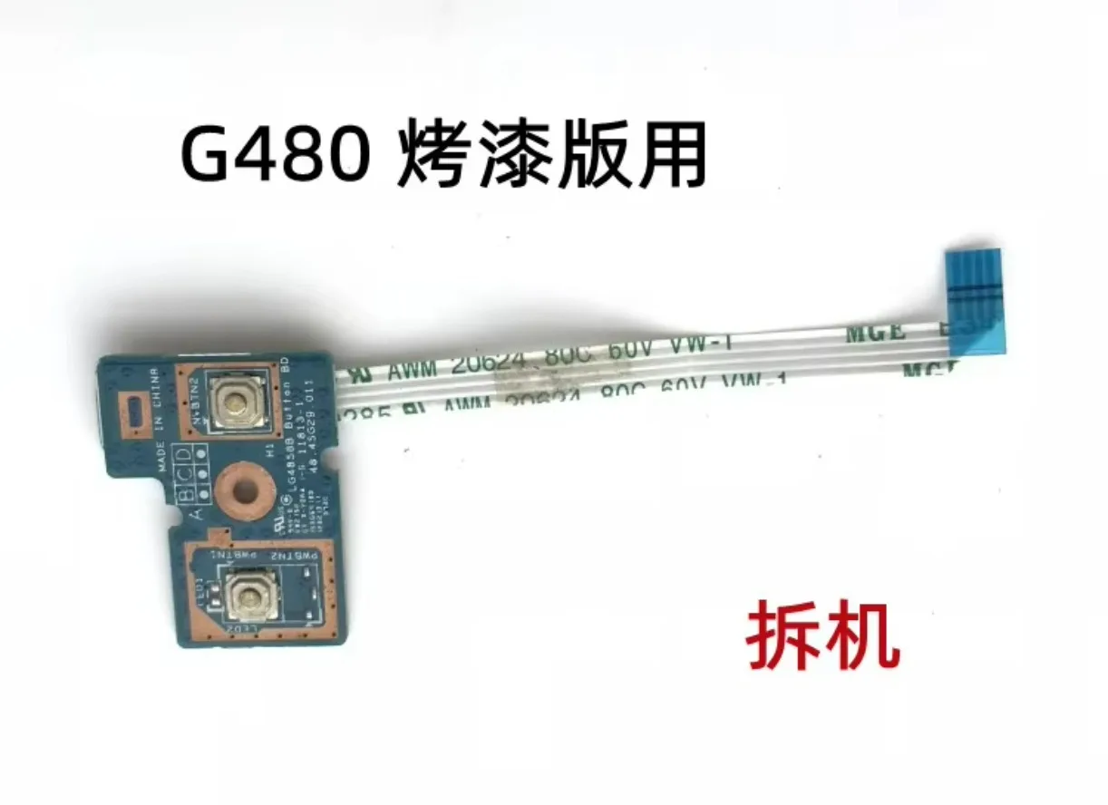 For Lenovo G480 Switch Board Power-On Board Switch Small Board with Flex Cable Painted Version