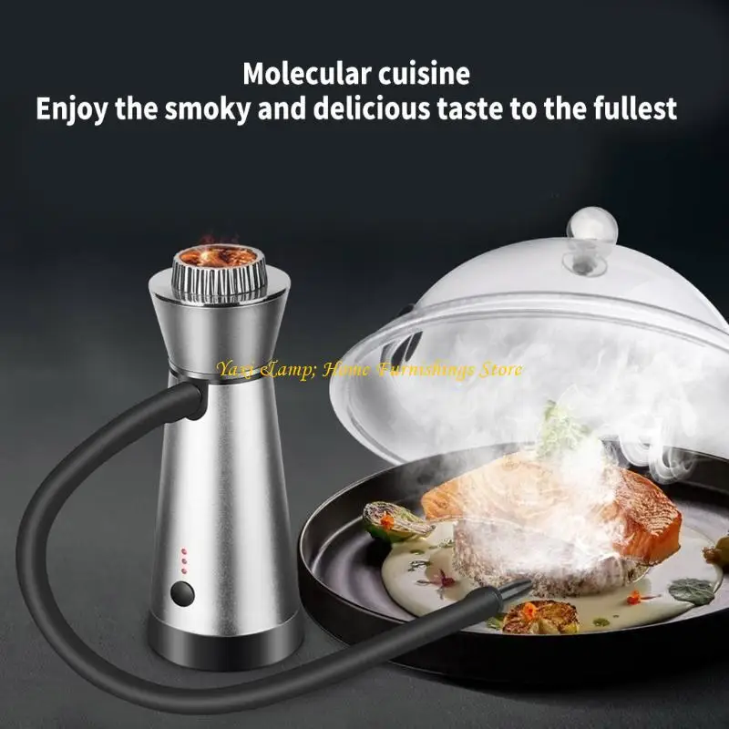 

W8EA Руночничные дымовые пушки с аксессуарами Портативные курительные пистолеты для кухни с сеть