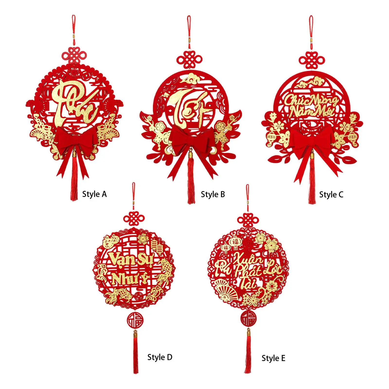 New Year Pendants Welcome Sign Traditional Lightweight 2024 Chinese New Year