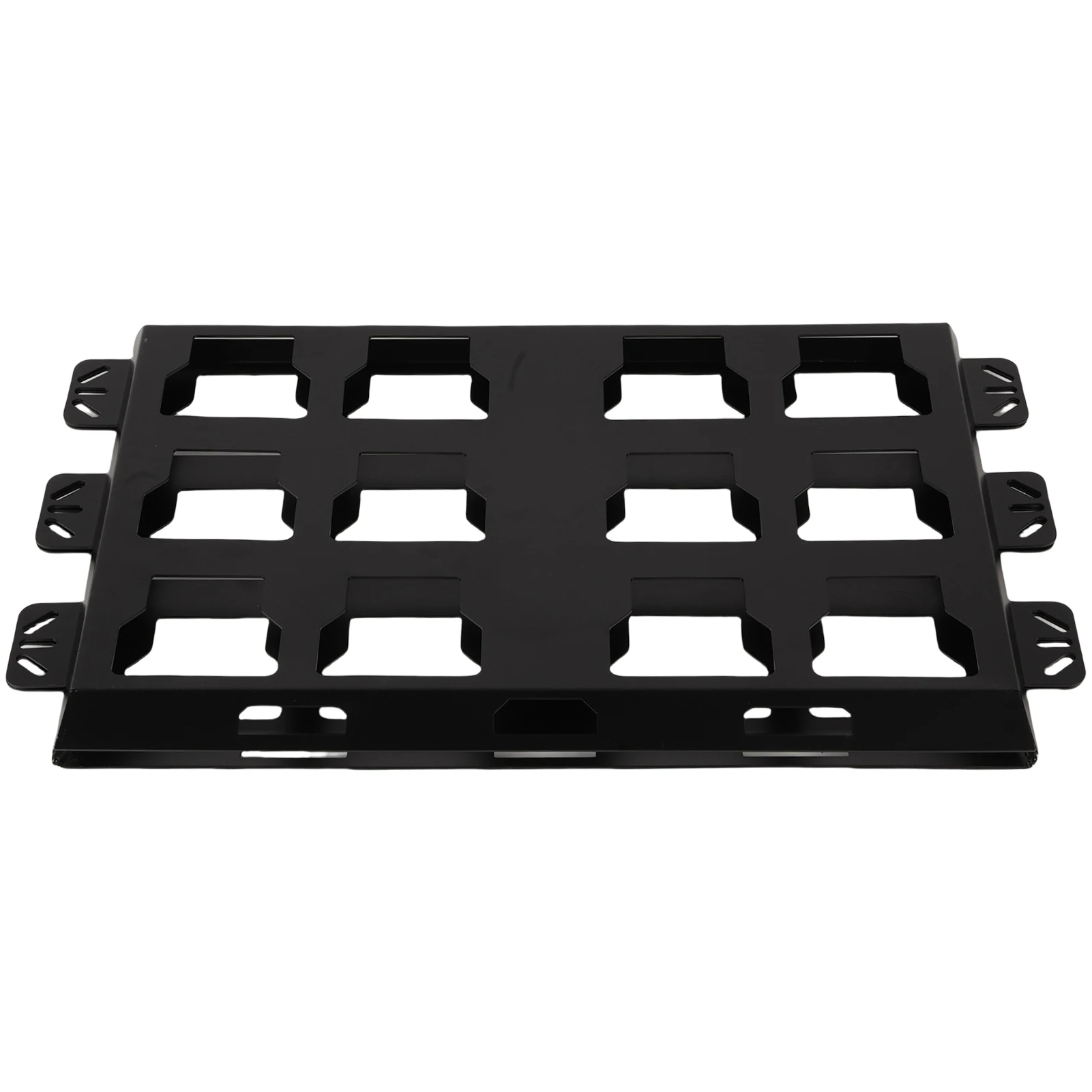 Heavy Duty Tool Box Bracket Mounting Plates Compatible with Milwaukee Packout Toolbox 100 Lbs Metal Full Plates for Tool Storage
