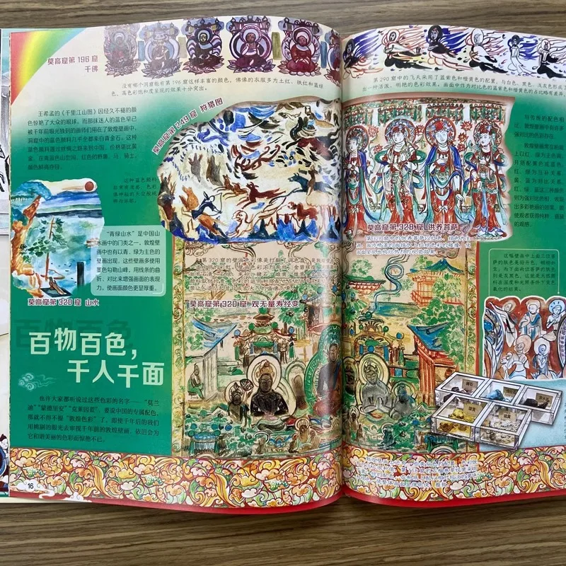 O Museu que As Crianças devem ir às Grutas Mogao de Dunhuang, Livros de Conhecimento Mural e História