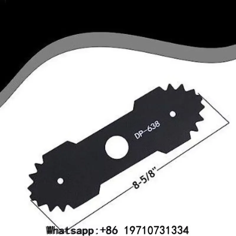 for Ryobi RY13050 RY13050A Manganese Steel Electric Edger Blade Durable Sharp Cutting Tool Replacement Part for Garden Grass
