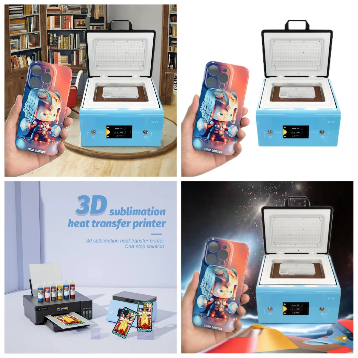 

Automatic Electric 3D Sublimation Vacuum Heat Press Machine, DIY Phone Case Printer for Custom Sublimation Phone Cases