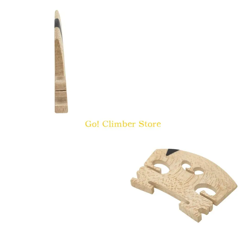 Q84C Violin Bridges Fiddles Maple Wood for 4/4 Size Instrument Accessories Violin Strings Bridge Part Tools 50x35x5mm