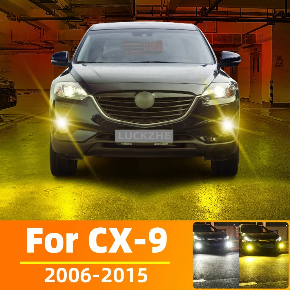 2pcs LED Fog Light For Mazda CX-9 CX 9 CX9 TB Accessories 2006 2007 2008 2009 2010 2011 2012 2013 2014 2015