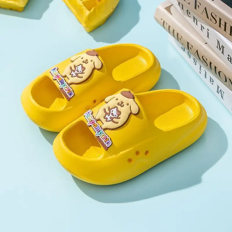 Cute Cartoon EVA Sandals Kawaii Skull Bow Design Summer Beach Slides Non Slip Soft Sole Pool Slippers For Women Teens Gift view 5