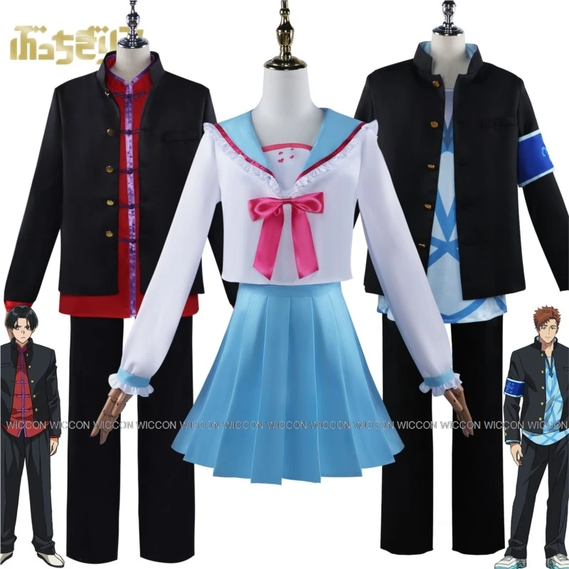 Disfraz de Anime BUCCHIGIRI, disfraz de Arajin Tomoshibi, Matakara Asamine Mahoro Jin, uniformes de Cosplay, traje de fiesta de Halloween 2024