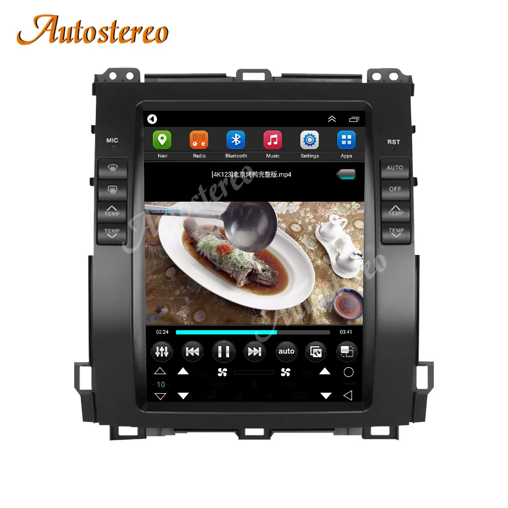 Android 11 2+32 For Toyota Prado 120 GX470 2002-2009 Tesla Screen Multimedia Player Car GPS Navigation HeadUnit Radio Stereo 4G