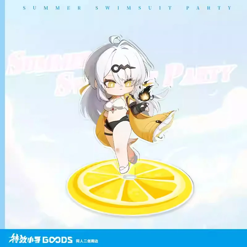 Anime Zenless Zone Zero Hoshimi Miyabi Yixuan Ju Fufu Astra Yao Acrilico Rotante piccolo Segnale In Piedi Accessori Regalo Cosplay