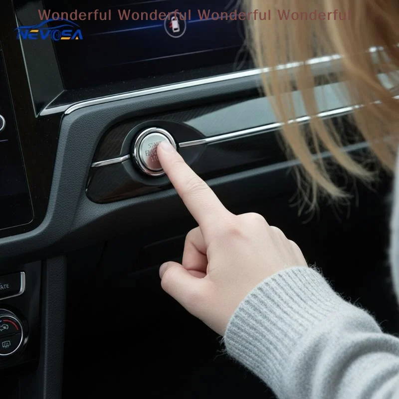 

Engine Starter Button Cover 5ND959839 for 2009-2014 Sharan, 2011-2020 Golf - Single Piece Start Stop