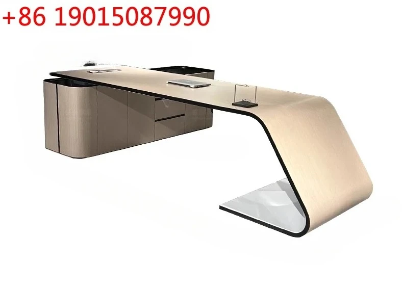 Boss table President table Simple modern atmosphere Single CEO General manager High-end desk