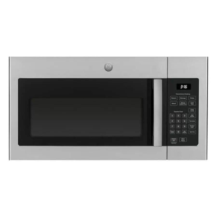 30 Over-the-Ran Mikrowelle 1,6 Cu. 1000 Watt 300 CFM Dunstabzugshaube mit LED-Beleuchtung, Automatische Abtauung, Einfache Montage, Edelstahl