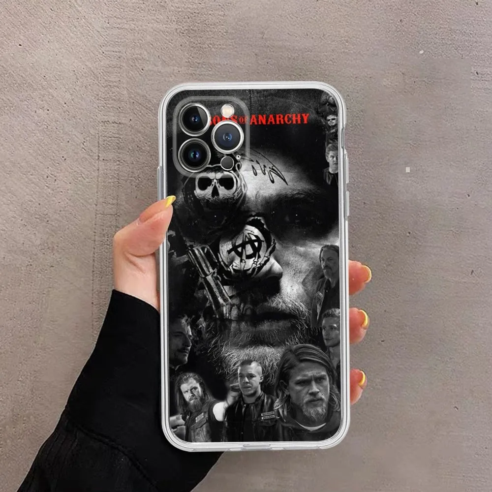 American TV Sons Of Anarchy Phone Case For iPhone 15 XR X XS Max 14 13 Pro Max 11 12 Mini 6 7 8 plus SE 2020 Printing Cover