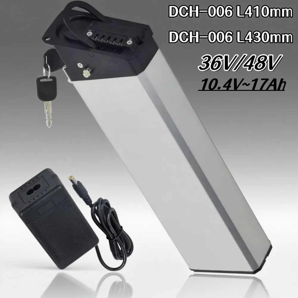 بطارية ليثيوم أيون DCH-006 48 فولت 10.4 أمبير/12.8 أمبير/14 أمبير/17 أمبير في الساعة لـ LAFLY X3/X5 وJINGHMA R7/R5، 500 وات ~ 750 وات، حزمة بطارية قابلة لإعادة الشحن 18650 #3