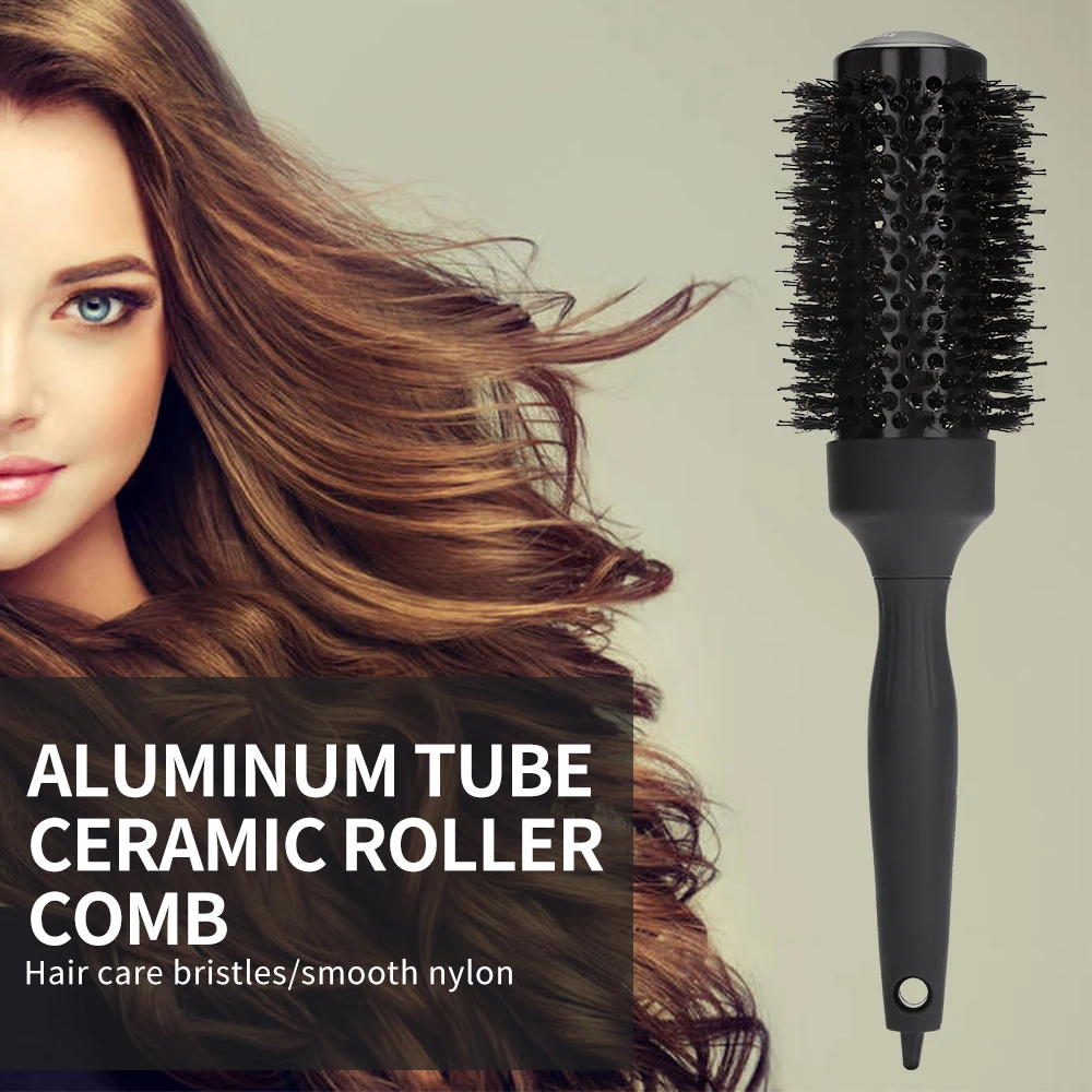 Professional  Anti-Static Round Brush Straight Comb for Hair Drying Styling Curling Straightening Hairdressing Styling Tools