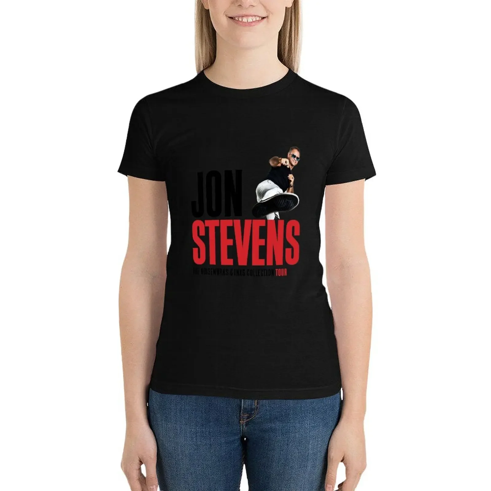 JON STEVENS | THE NOISEWORKS & INXS COLLECTION TOUR 2021 POWER T-Shirt lady clothes tees t-shirt dress for Women plus size