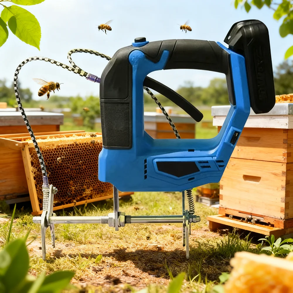 Electric Vibrating Honey Machine Rechargeable Bee shaker Beekeeping tool Removal Vibrating Machine Bee Frame Shaking Machine