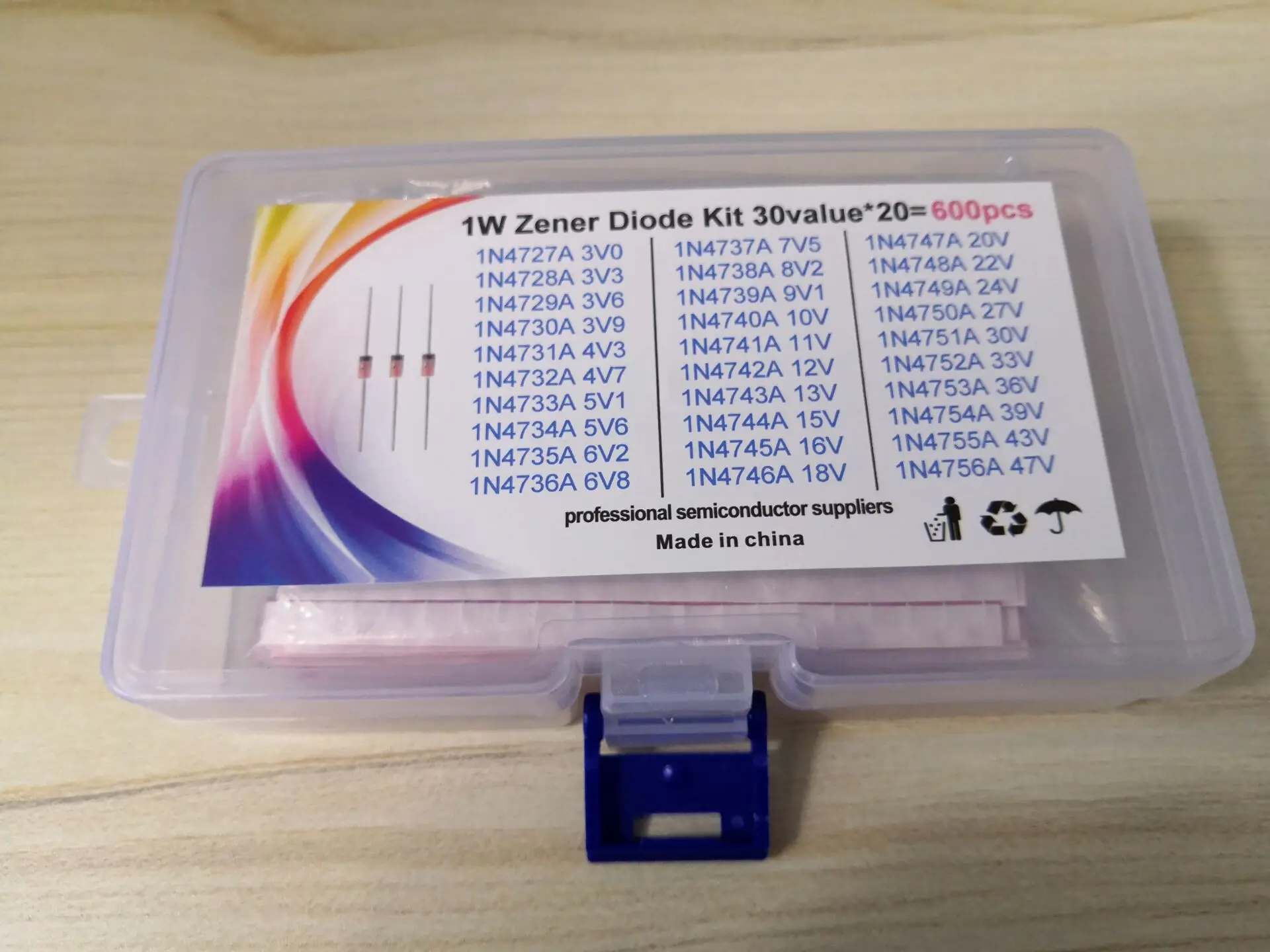 1W Zener Diode Kit …